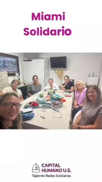 ¡Próximo encuentro: lunes 18 de mayo! 🗓️¡Qué hermoso encuentro vivimos! 🧶✨Así compartimos nuestro último encuentro de Tejiendo Redes Solidarias en Miami. Como todos los primeros y terceros lunes de cada mes, nos reunimos para crear con nuestras manos y entregar el corazón. ❤️Somos una red de mujeres solidarias que nos juntamos a tejer gorros al crochet para ser donados con mucho amor a niños y mujeres que se encuentran bajo tratamiento oncológico. Cada punto que tejemos es un abrazo de esperanza.¿Te gustaría ser parte de esta hermosa red? ¡Súmate a nuestro próximo encuentro!Lo que necesitas saber:• ¿No sabés tejer? ¡No hay problema! ¿Querés aprender? ¡Nosotras te enseñamos!• ¿Los materiales? ¡Todo incluido! Te brindamos todos los materiales necesarios durante la actividad (solo traés tus ganas de ayudar).• ¿Cuándo? Primer y tercer lunes de cada mes.• ¿Horario? De 6 a 8 PM.• ¿Dónde? Key Biscayne.• Requisitos: Actividad exclusiva para mayores de 18 años.¡Asegurá tu lugar!La actividad requiere registro previo. Envíanos un mensaje para sumarte a esta iniciativa de Capital Humano U.S.:📲 WhatsApp (Mensajes para registro):• Cyntia: +54 11 3456-7770• Angeles: +1 (305) 342-4162📧 Email: prensa@capitalhumano.org.ar👉 Instagram: @ongcapitalhumanous¡Te esperamos para seguir tejiendo amor juntos! 💕#tejiendoredessolidarias #MiamiSolidario #VoluntariadoMiami #TejidoSolidario #CapitalHumanoUS Oncologia SolidaridadMiami